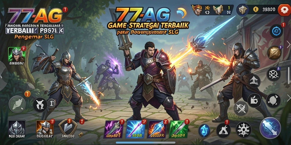 Tampilan gameplay 77AG yang memukau dan strategis.