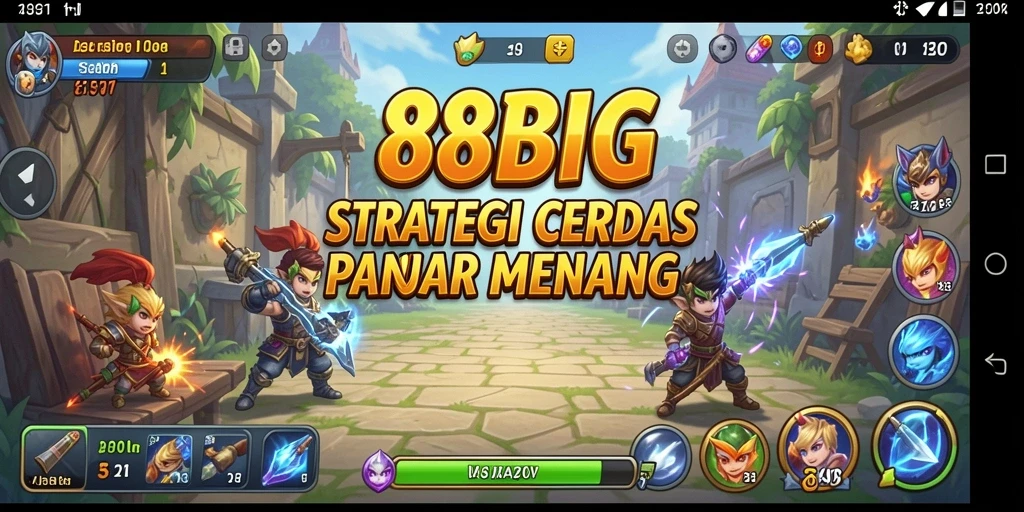 Tampilan gameplay menarik di 88BIG yang penuh strategi.