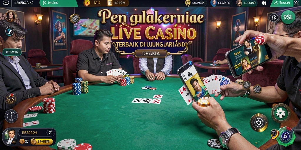 Tampilan gameplay langsung yang mendebarkan di 9SL.
