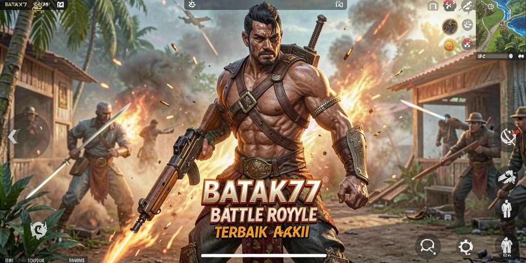 Tampilan gameplay intens di medan pertempuran BATIK77 yang menegangkan.