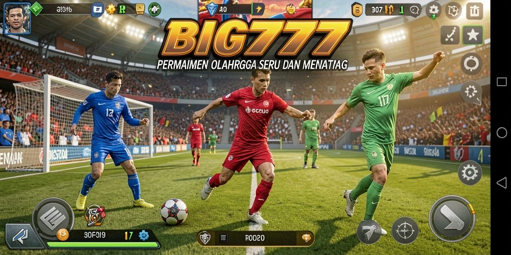 Tampilan gameplay yang menampilkan pertarungan seru di lapangan.