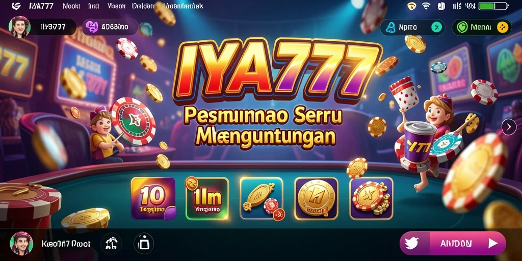 Tampilan menarik dari gameplay Kasino IYA777 yang mengasyikkan.