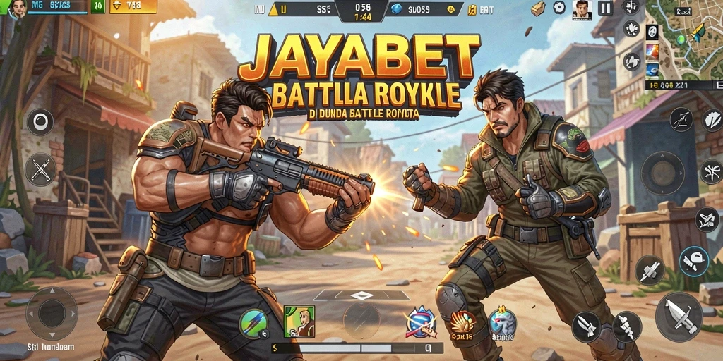 Tampilan seru pertarungan Battle Royale di JAYABET.