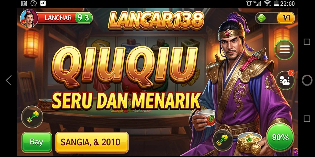 Tampilan gameplay QiuQiu yang menarik dan seru.