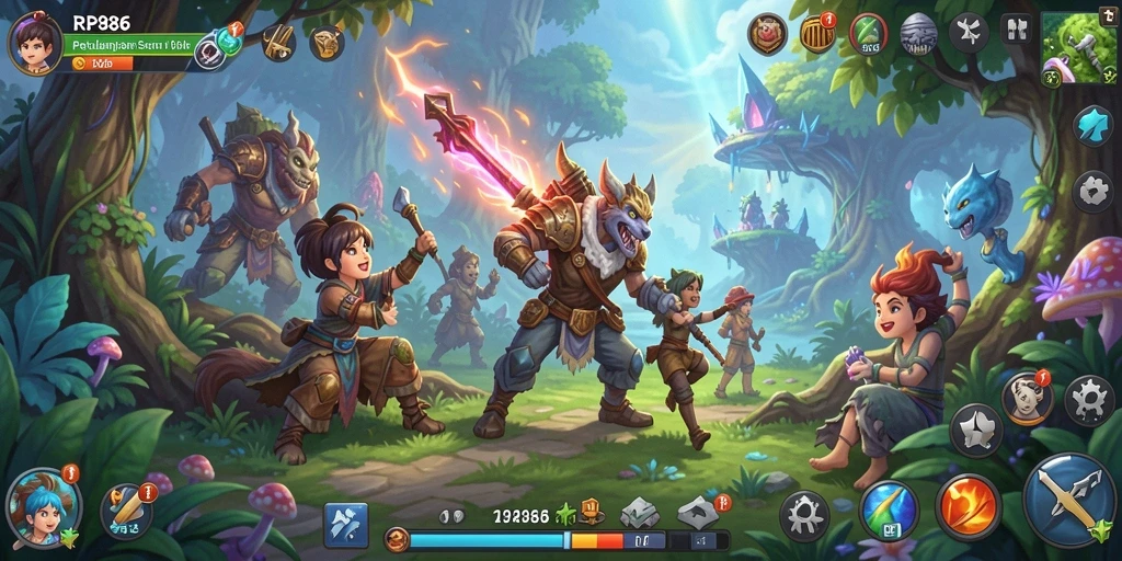 Tampilan gameplay RP886 menampilkan petualangan yang mendebarkan dan visual yang memanjakan mata.