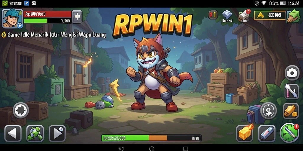 Tampilan gameplay RPWIN1 yang menarik dan menawan.
