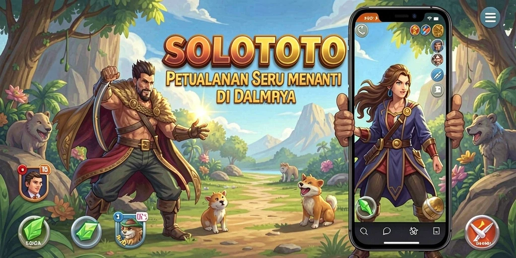 Tampilan menarik dari gameplay petualangan SOLOTOTO.