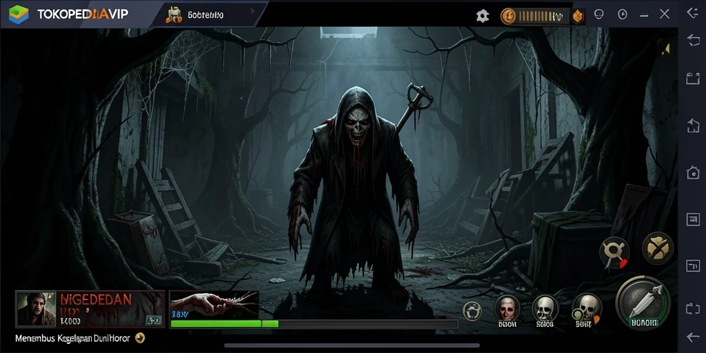 Gameplay menakutkan di TOKOPEDIAVIP penuh kejutan horor.