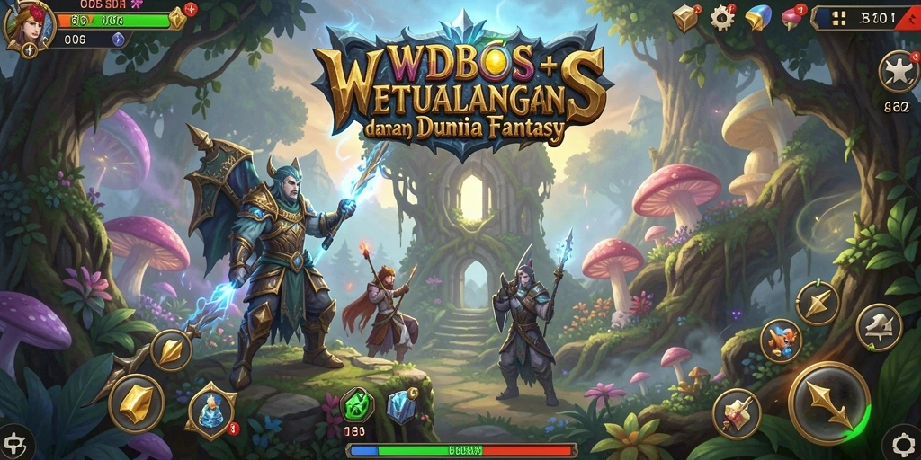 Gameplay RPG WDBOS yang mendebarkan dengan petualangan epik.