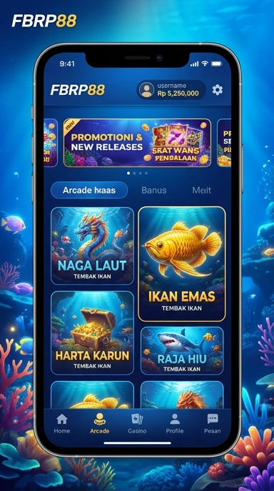 Tampilan utama fbrp88 yang menawan dan mudah digunakan.